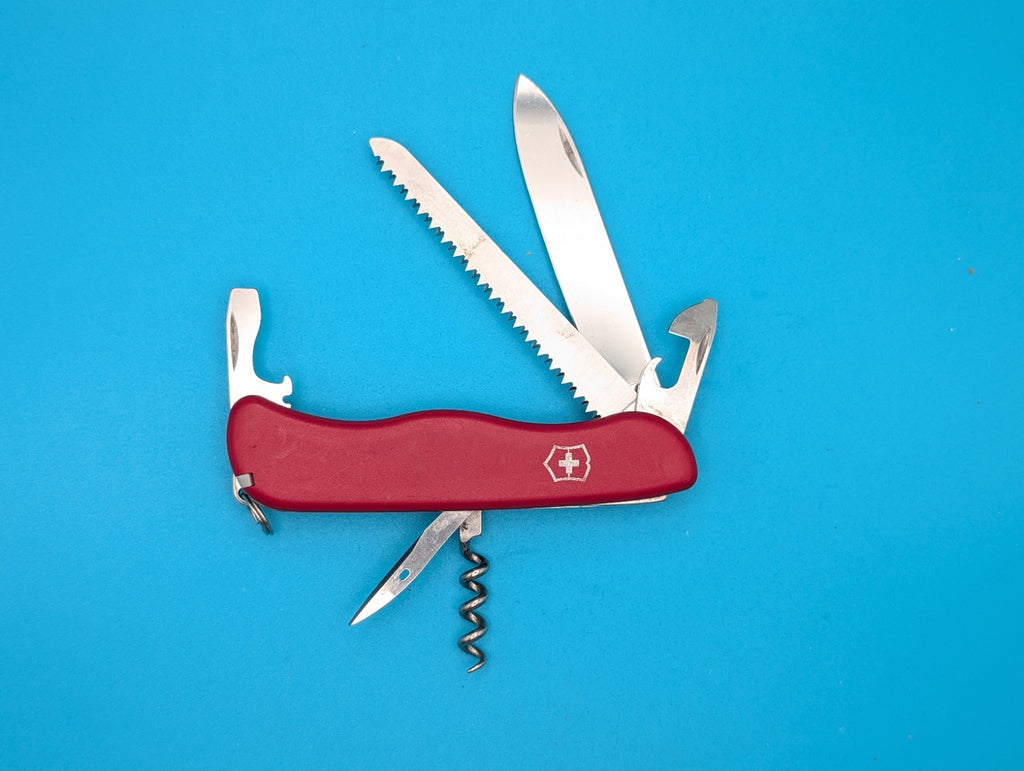 Victorinox Forester Red Original Slide Lock Swiss Army Knife Multi Tool! 111mm