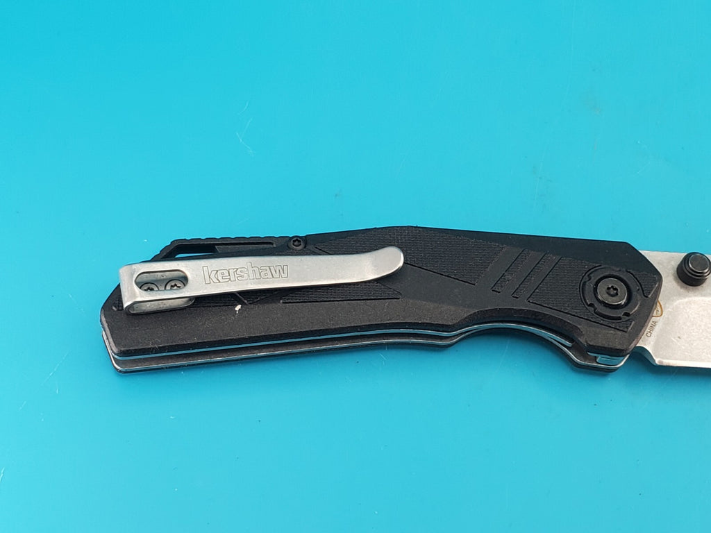 Kershaw Knives Camshaft Liner Lock 1370 4Cr13 Stainless Black Nylon