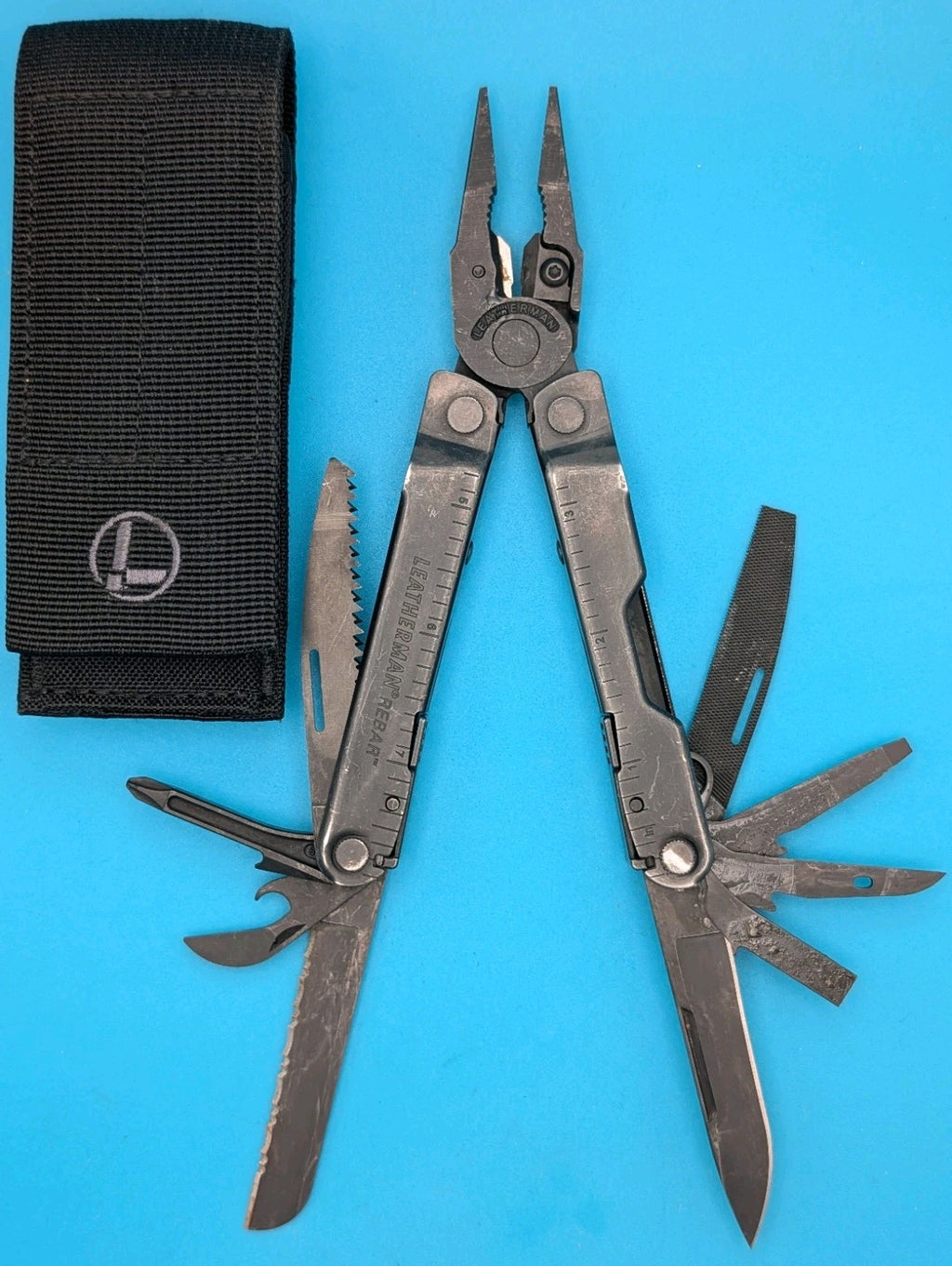 Leatherman Rebar Multi-Tool! BLACK OXIDE! WITH SHEATH!