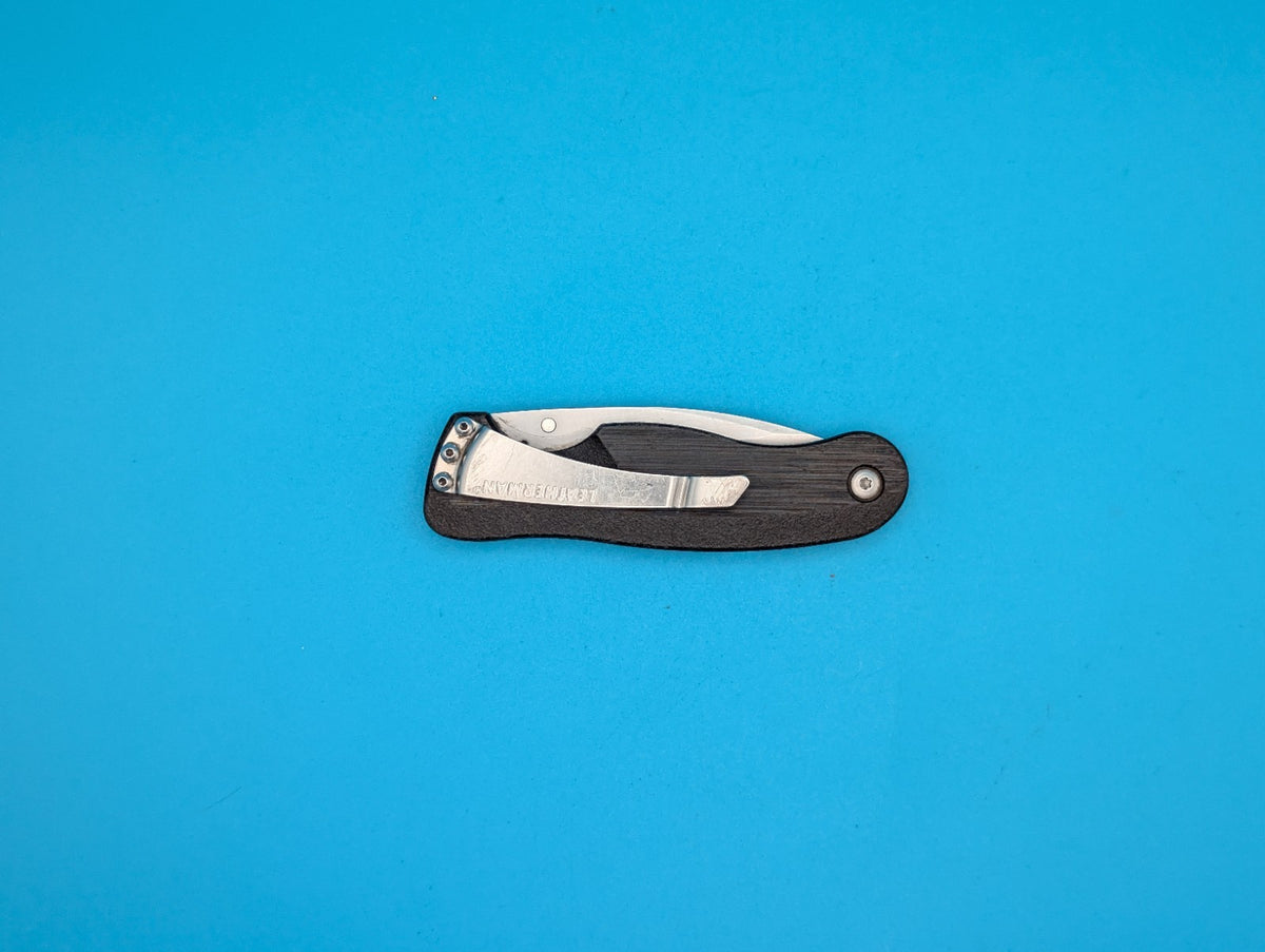 Leatherman Crater C33 Plain Edge Pocket Knife! Black!