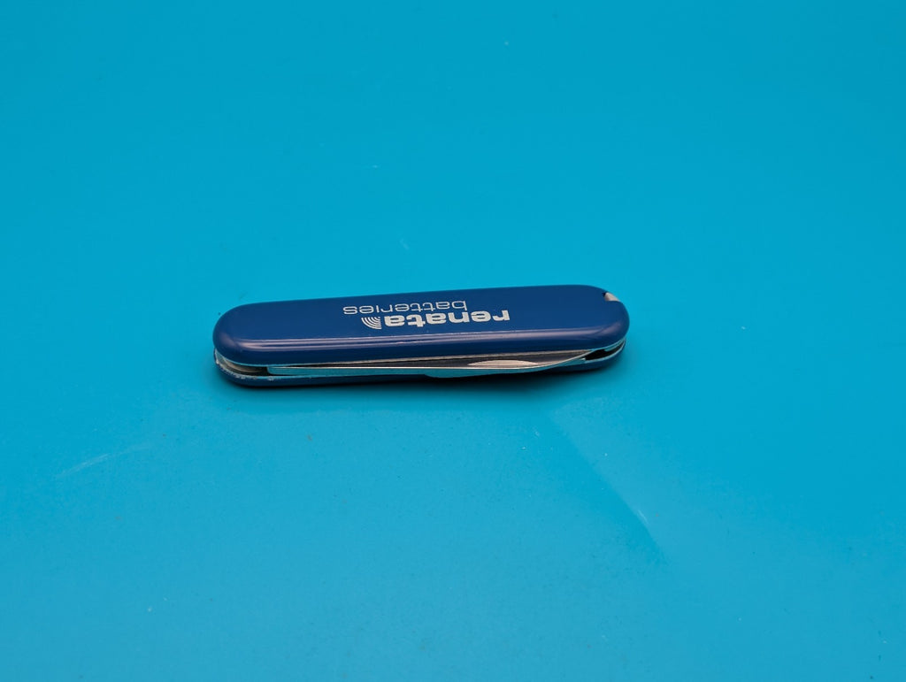 Victorinox Watch Case Opener Swiss Army Knife Multi Tool! Blue! RENATA BATTERIE