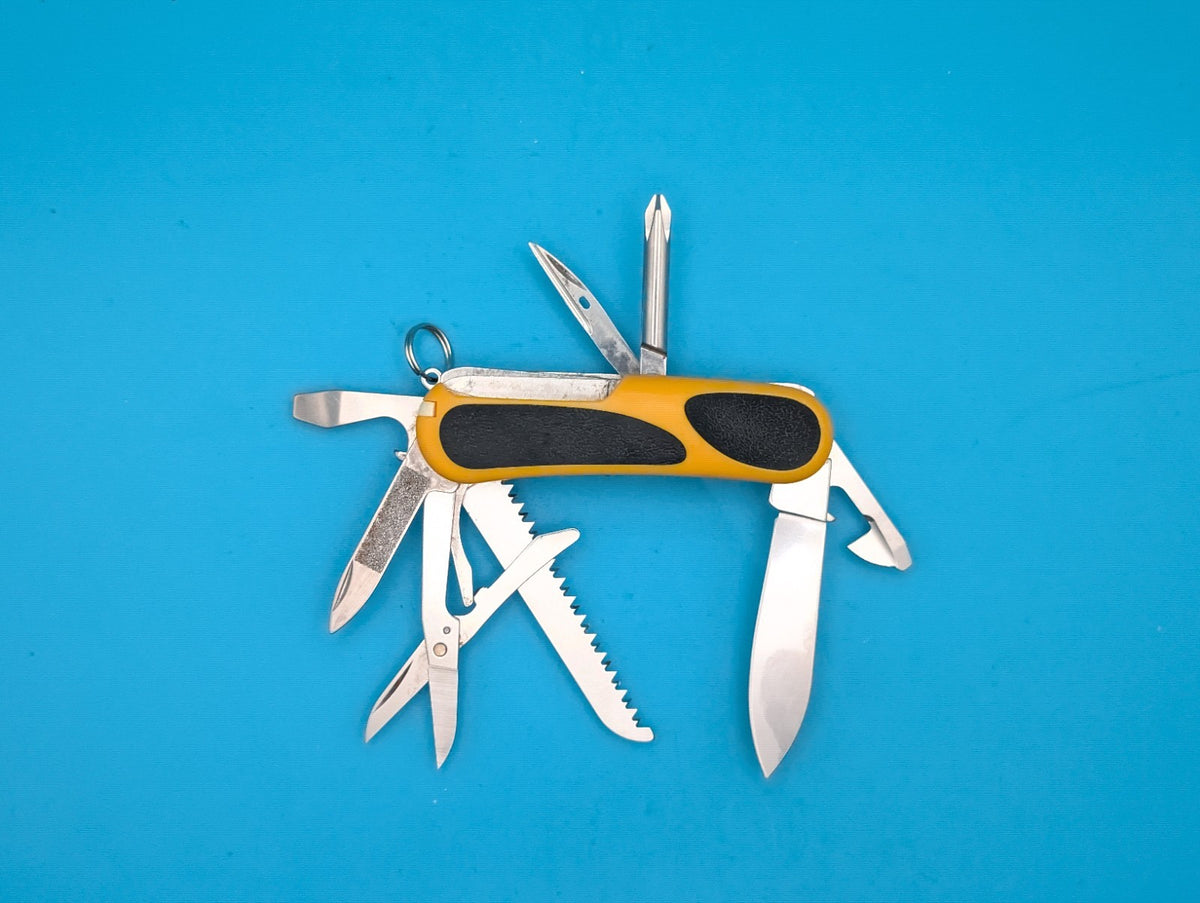 Victorinox EvoGrip S18 Yellow & Black Swiss Army Knife Multi Tool