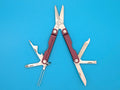Leatherman Micra Multi-Tool, Knife, Scissors, Key Ring, Maroon!