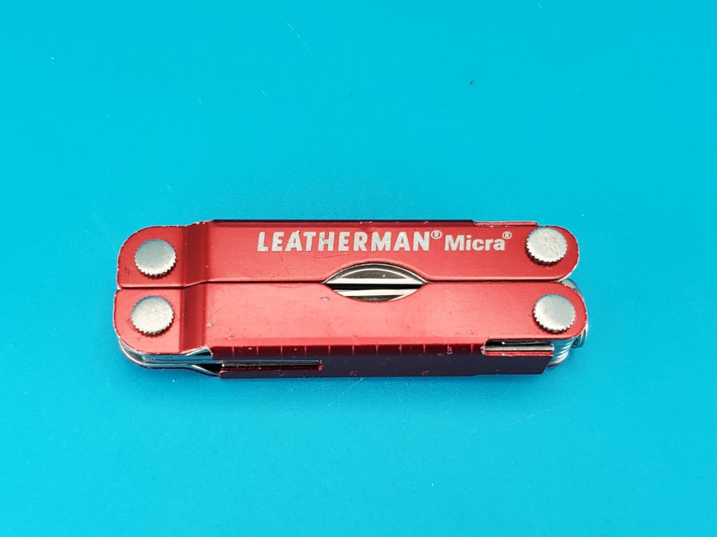 Leatherman Micra Multi-Tool, Knife, Scissors, Key Ring, Red!
