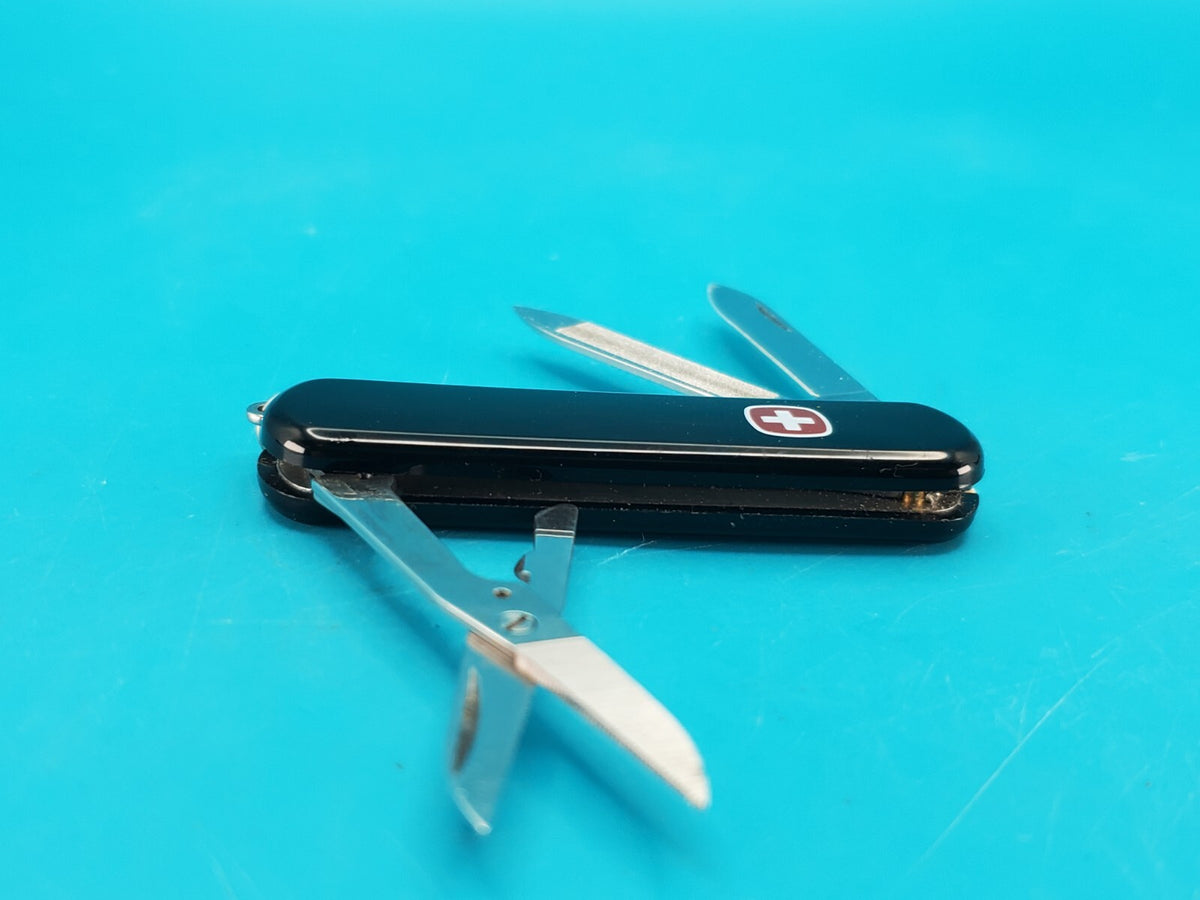 Wenger Esquire Swiss Army Knife Multi Tool! Black! DENSMORE TOOL 50 YEARS