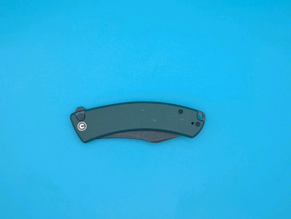 Civivi Outlaw Muk Folding Knife 3.5" 14C28N Sandvik Steel Blade Green G10 Handle