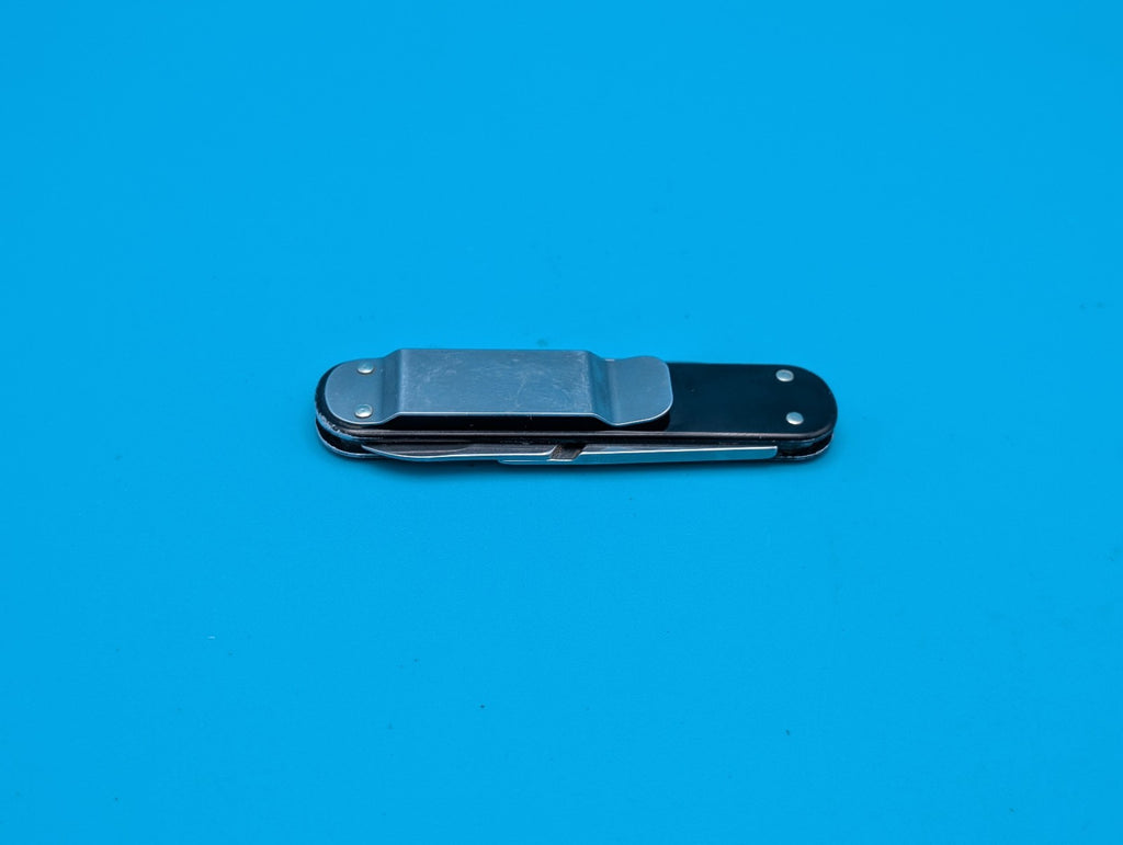 Victorinox Money Clip Black Alox Swiss Army Knife Multi Tool!