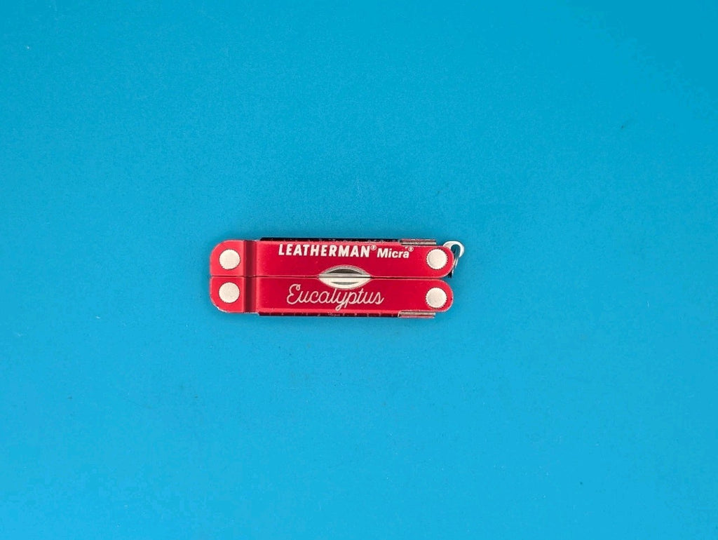 Leatherman Micra Multi-Tool, Knife, Scissors, Key Ring, Red! *EUCALYPTUS*