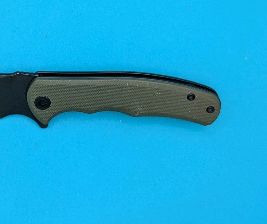 Civivi Mini Praxis Flipper Pocket Knife Liner Lock Plain Edge Blade! Olive Green