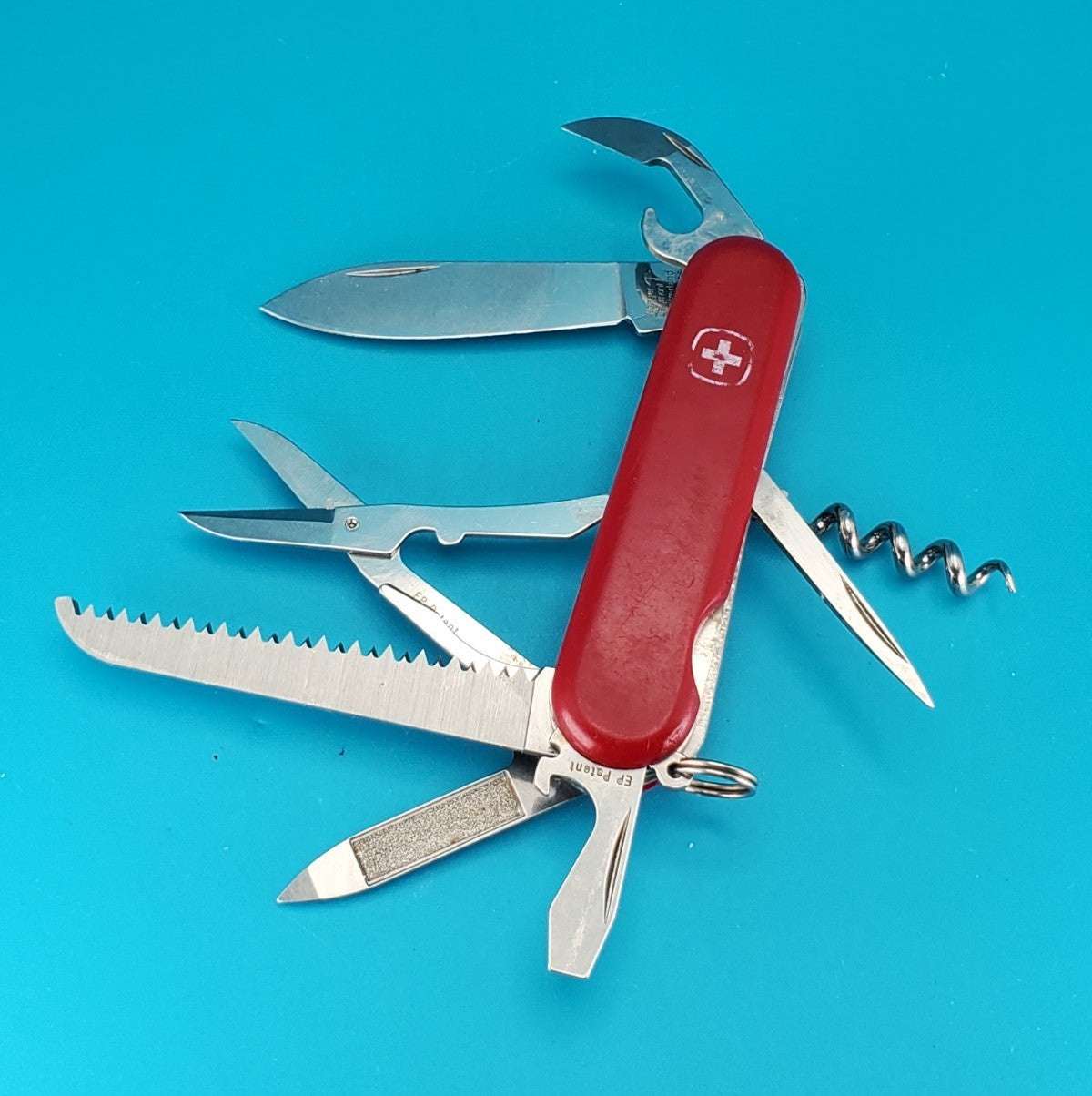 Wenger Forester Red Swiss Army Knife Multi Tool!