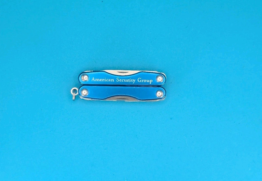 Leatherman Squirt P4 Multi-Tool, Key Ring, Retired! AMERICAN SECURITY GROUP