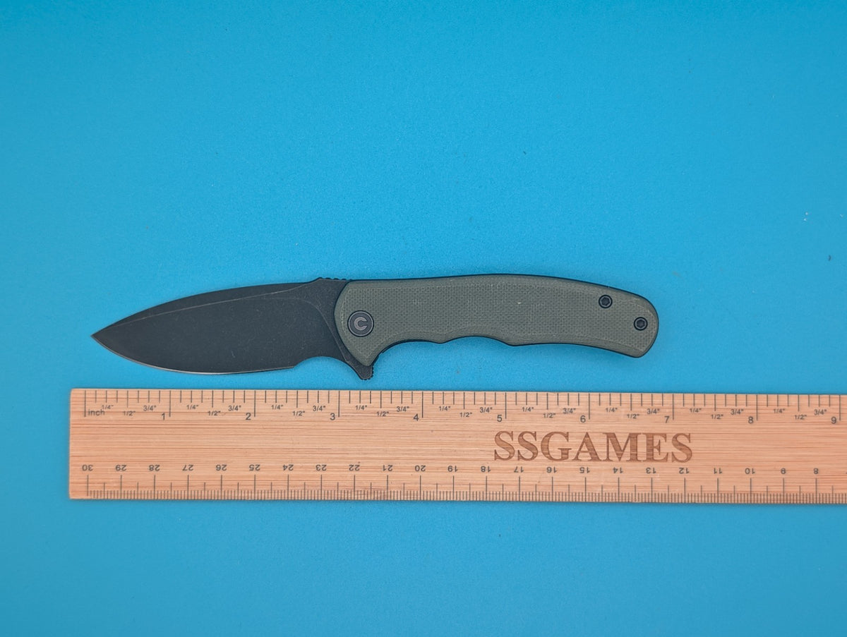 Civivi Mini Praxis Liner Lock Folding Knife 3" D2 Steel Blade Green G10 Handle