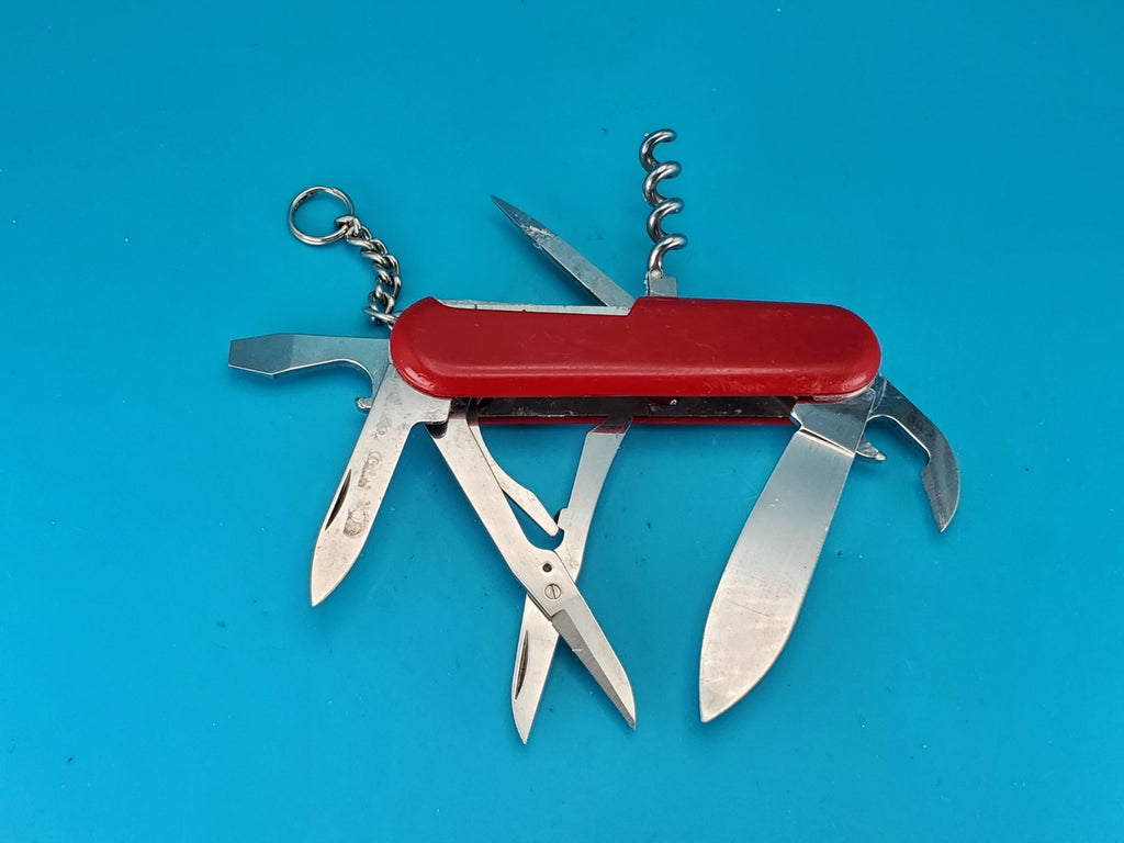 Wenger Traveler Red Swiss Army Knife Multi Tool!