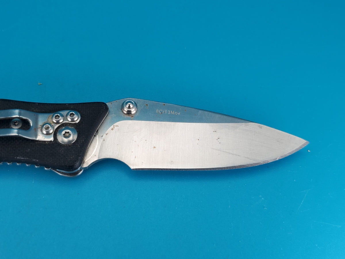 Vintage Bee L06 Liner Lock Plain Edge Folding Pocket Knife!