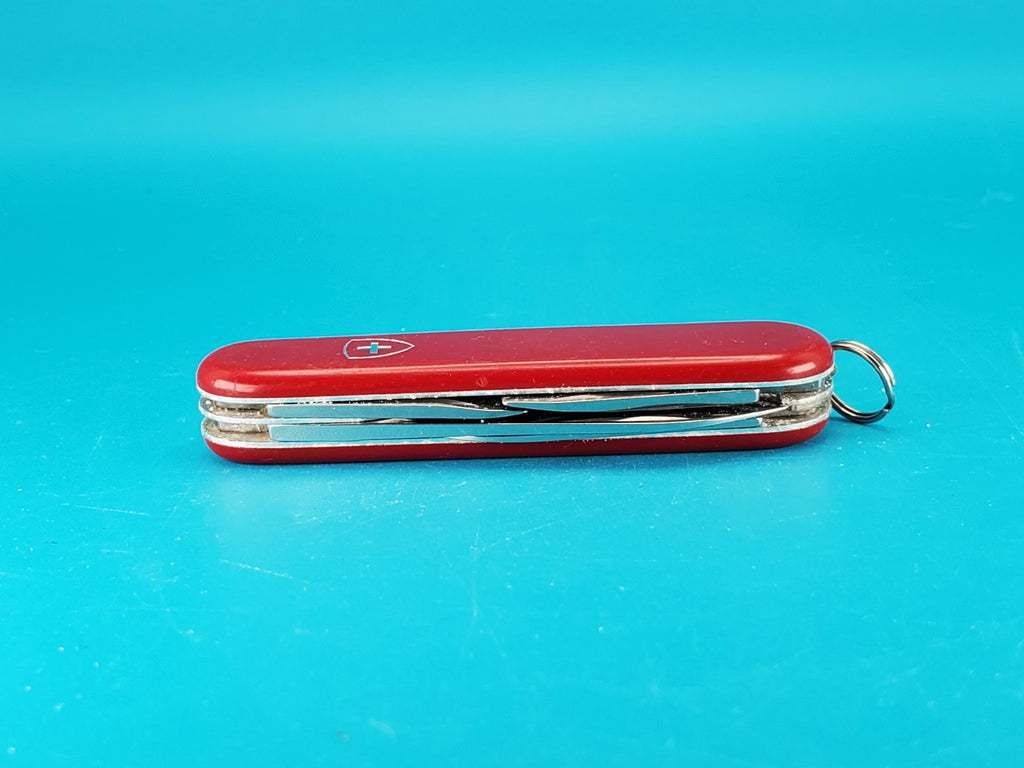 Vintage Victorinox Economy Recruit Swiss Army Knife Multi Tool, 84mm