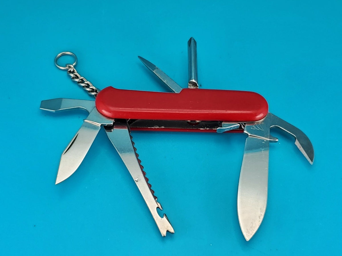 Wenger Bass Swiss Army Knife Multi Tool! With Locking Main Blade!