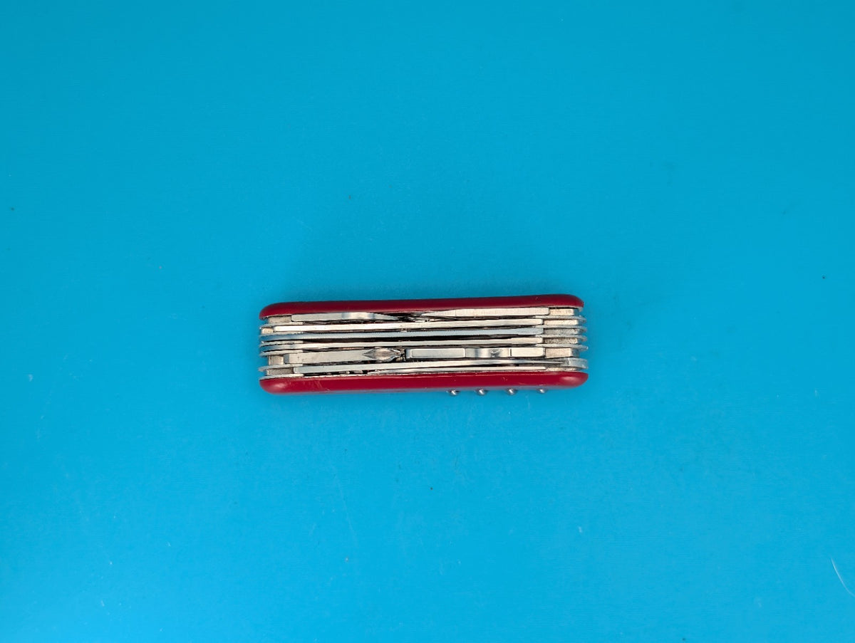 Vintage Wenger Seafarer Red Swiss Army Knife Multi Tool! 85mm