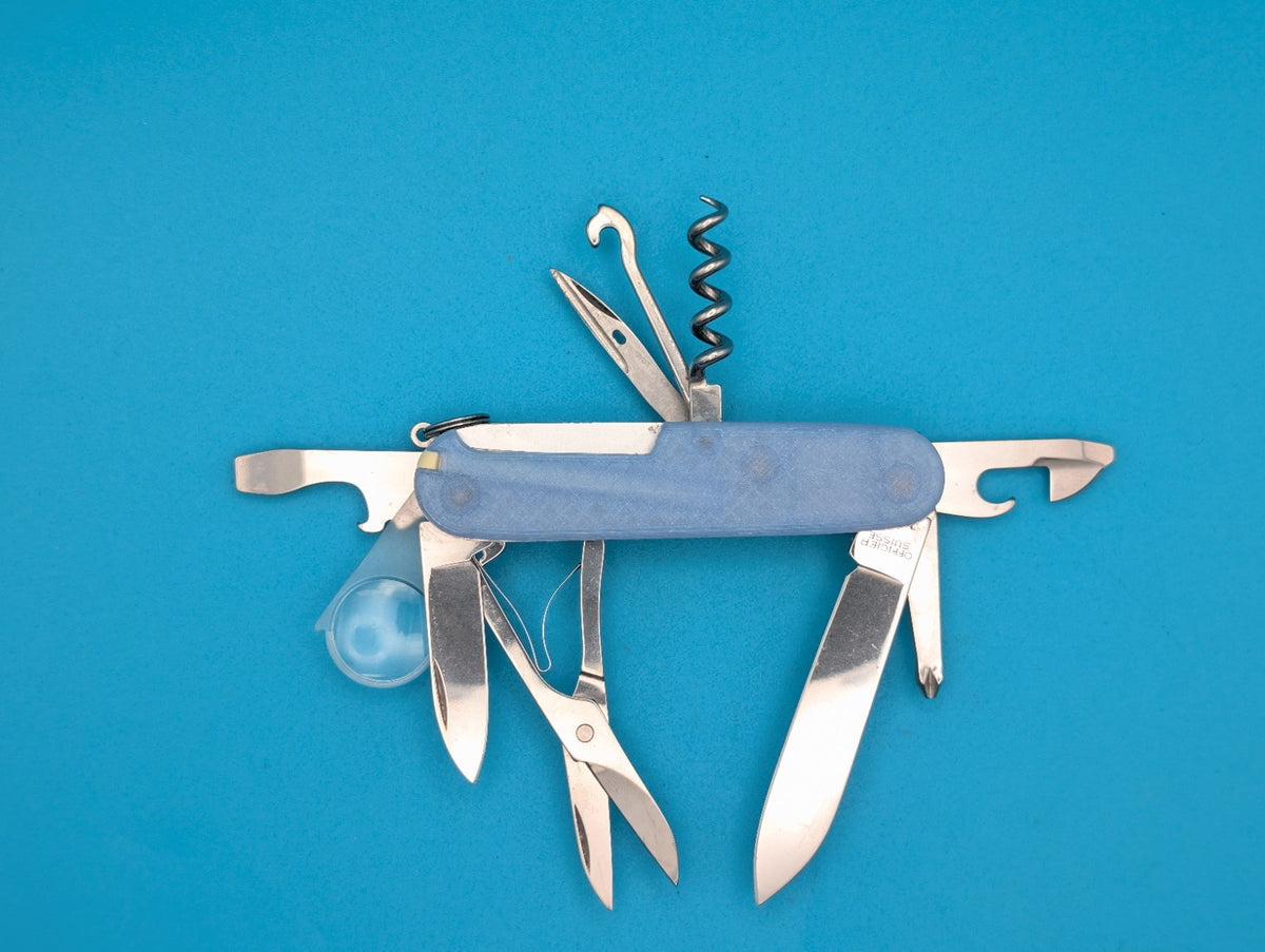 Custom Victorinox Explorer Glow in the Dark Swiss Army Knife Multi Tool!