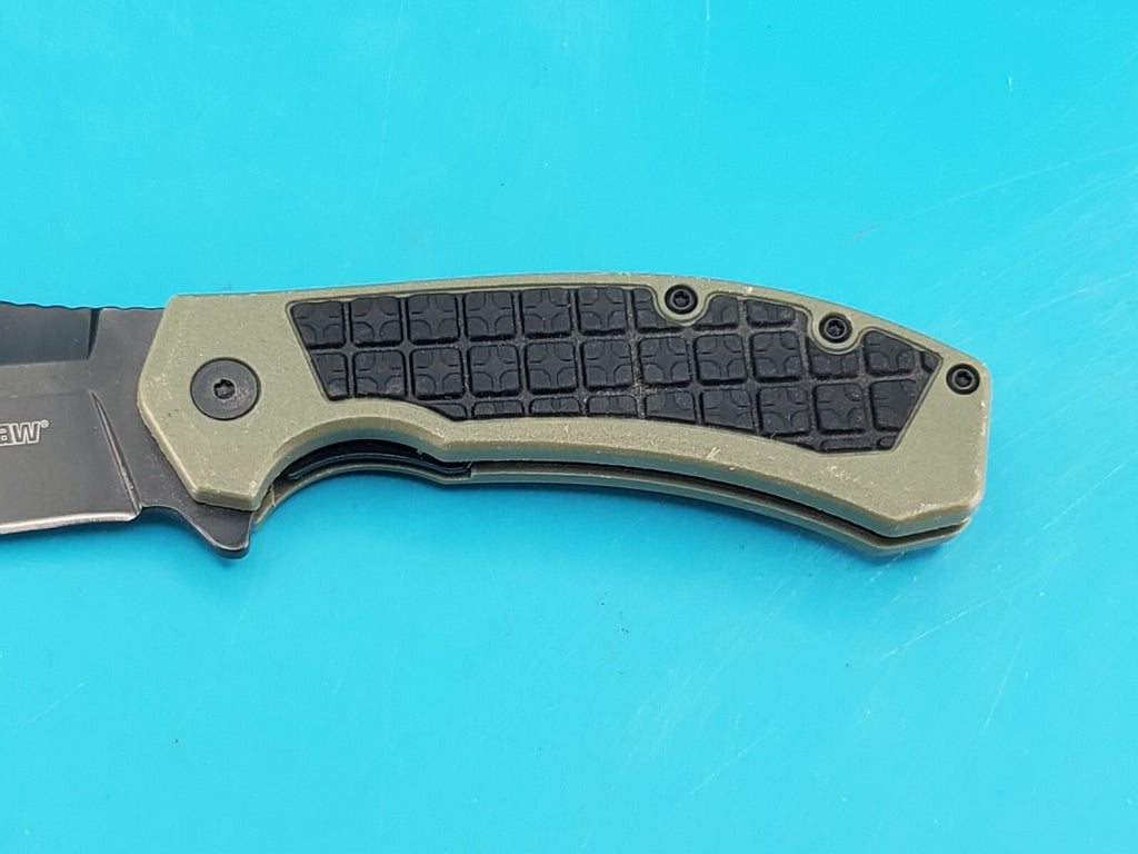 Kershaw 8760 Faultline Liner Lock Plain Edge Flipper Knife!
