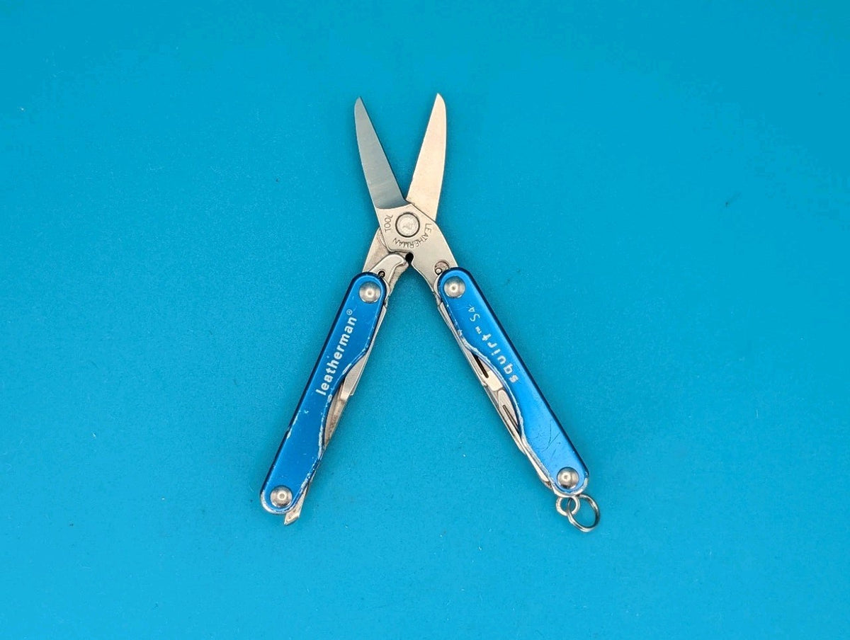 Leatherman Squirt S4 Multi-Tool, Key Ring, Retired, Blue