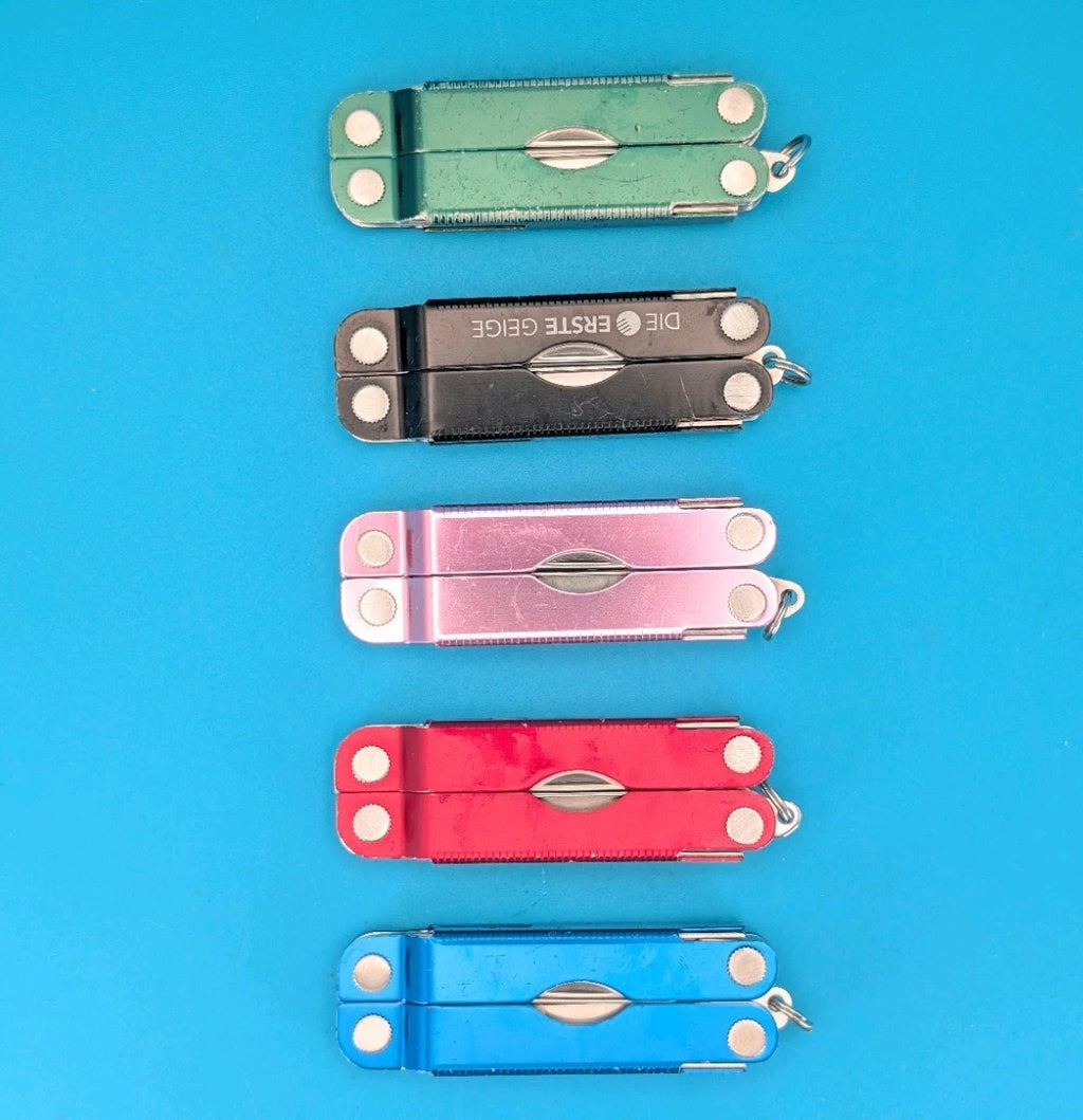 Leatherman Micra Multi-Tool Knife Scissors Key Ring! MIXED COLORS! LOT OF 5!