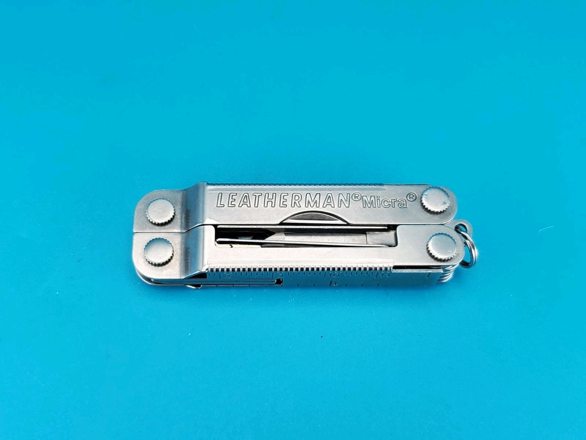 Leatherman Micra Multi-Tool, Knife, Scissors, Key Ring, Stainless!