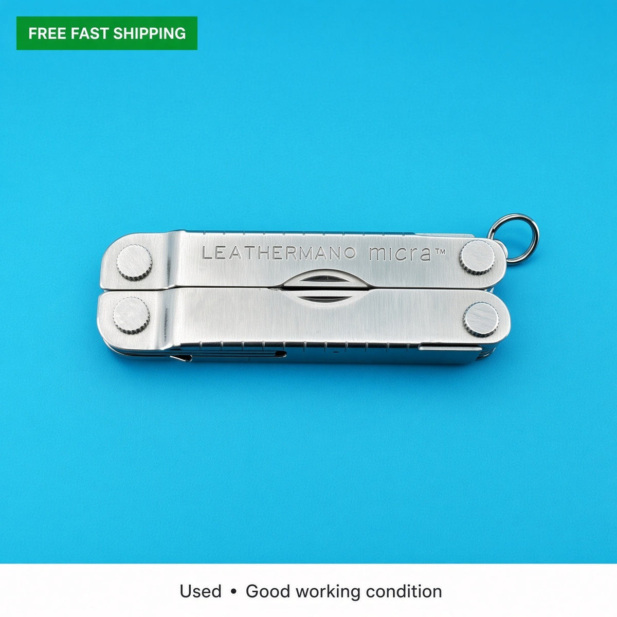 Leatherman Micra Multi-Tool, Knife, Scissors, Stainless!
