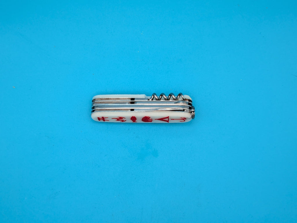 CUSTOM VICTORINOX EXPLORER GLOW IN THE DARK SWISS ARMY KNIFE MULTI TOOL! 91mm