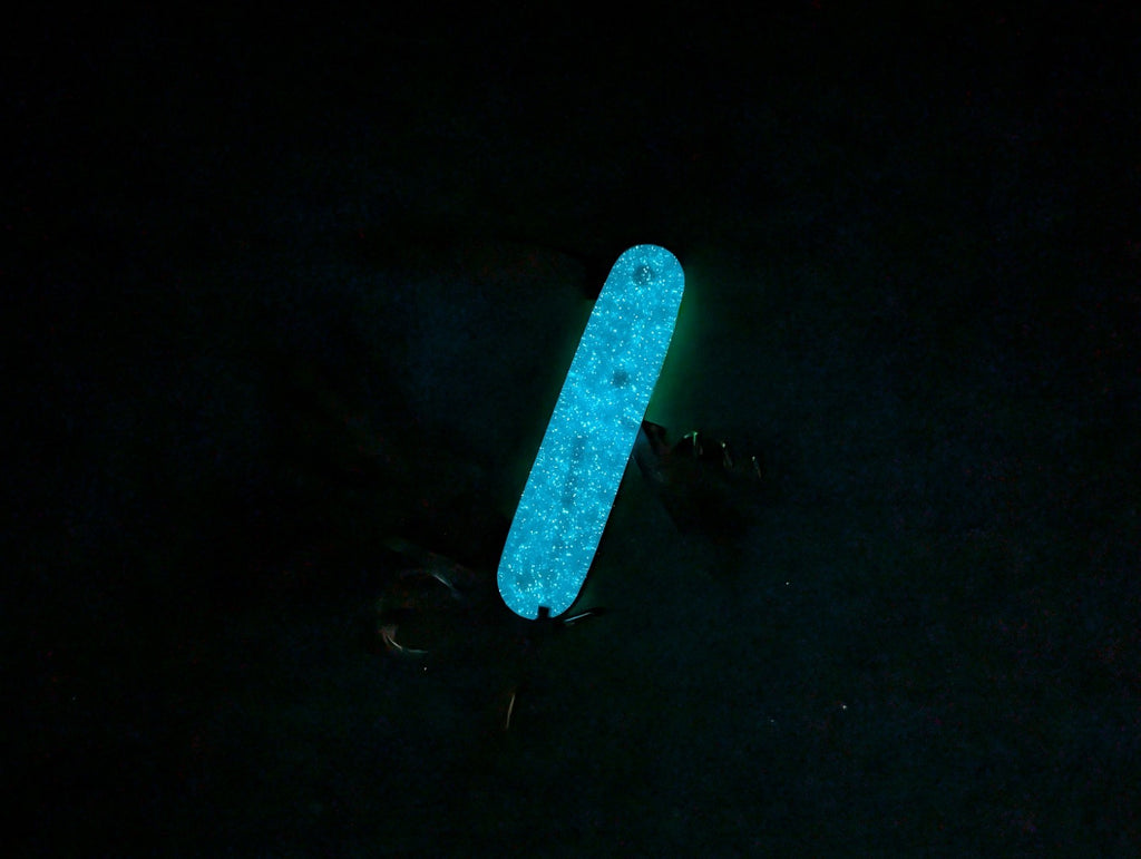 Custom Victorinox SwissChamp Blue & Green Glow in the Dark Knife Multi-Tool!