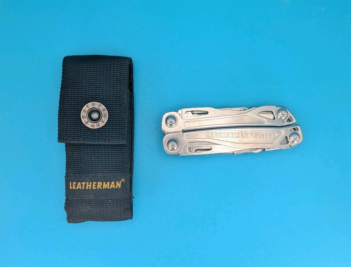 Leatherman Sidekick Multi-Tool, Knife, Pliers, Saw, Stainless! With Sheath!