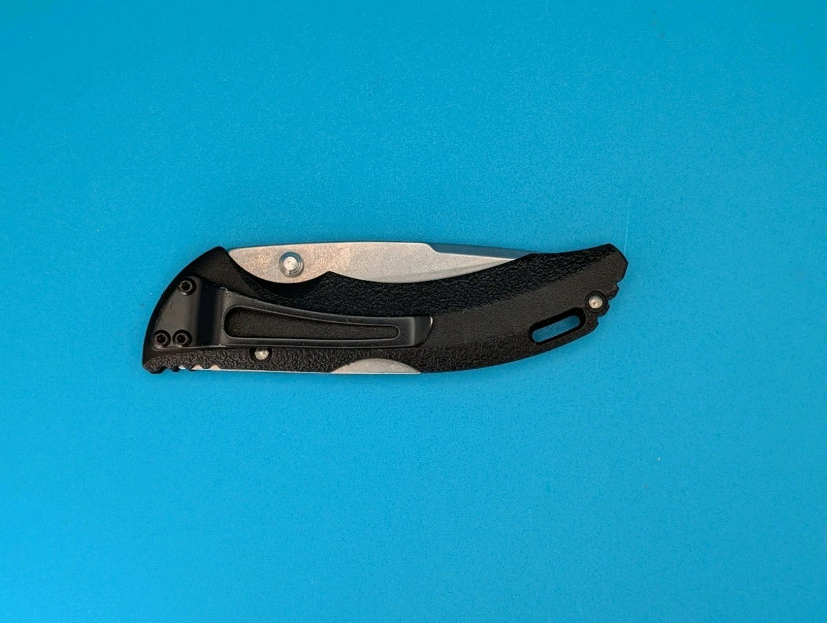 Buck USA 285 Black Handle Lockback Folding Pocket Knife!