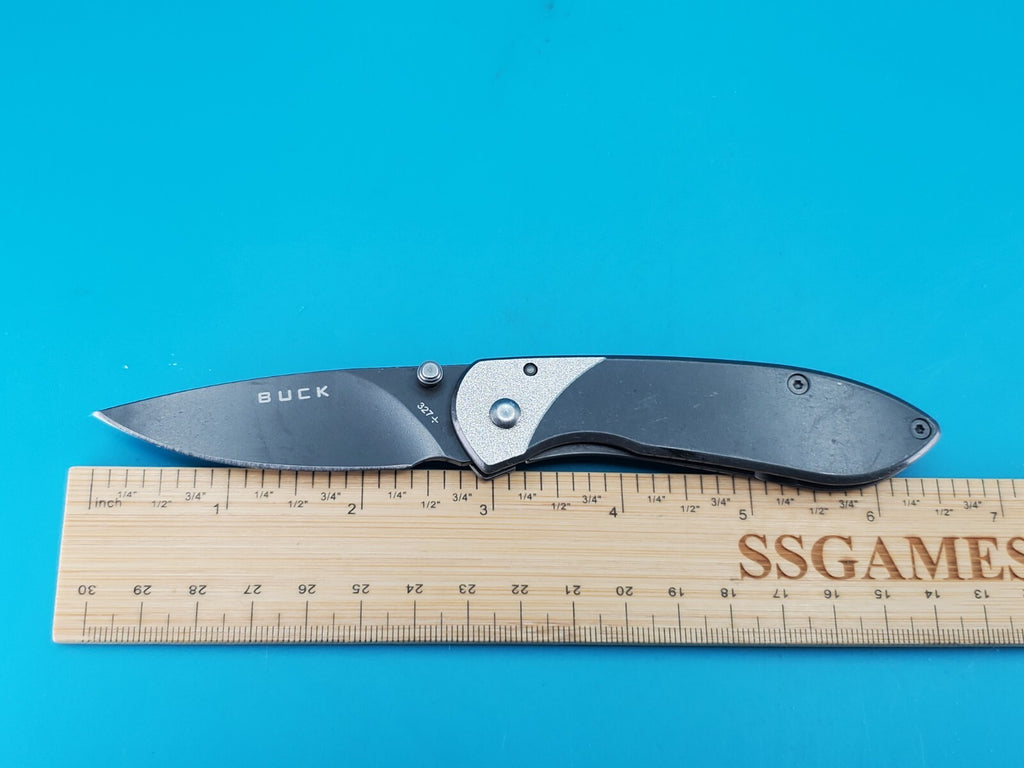 Buck Knives 327 Nobleman-Stainless Folding Pocket Knife!