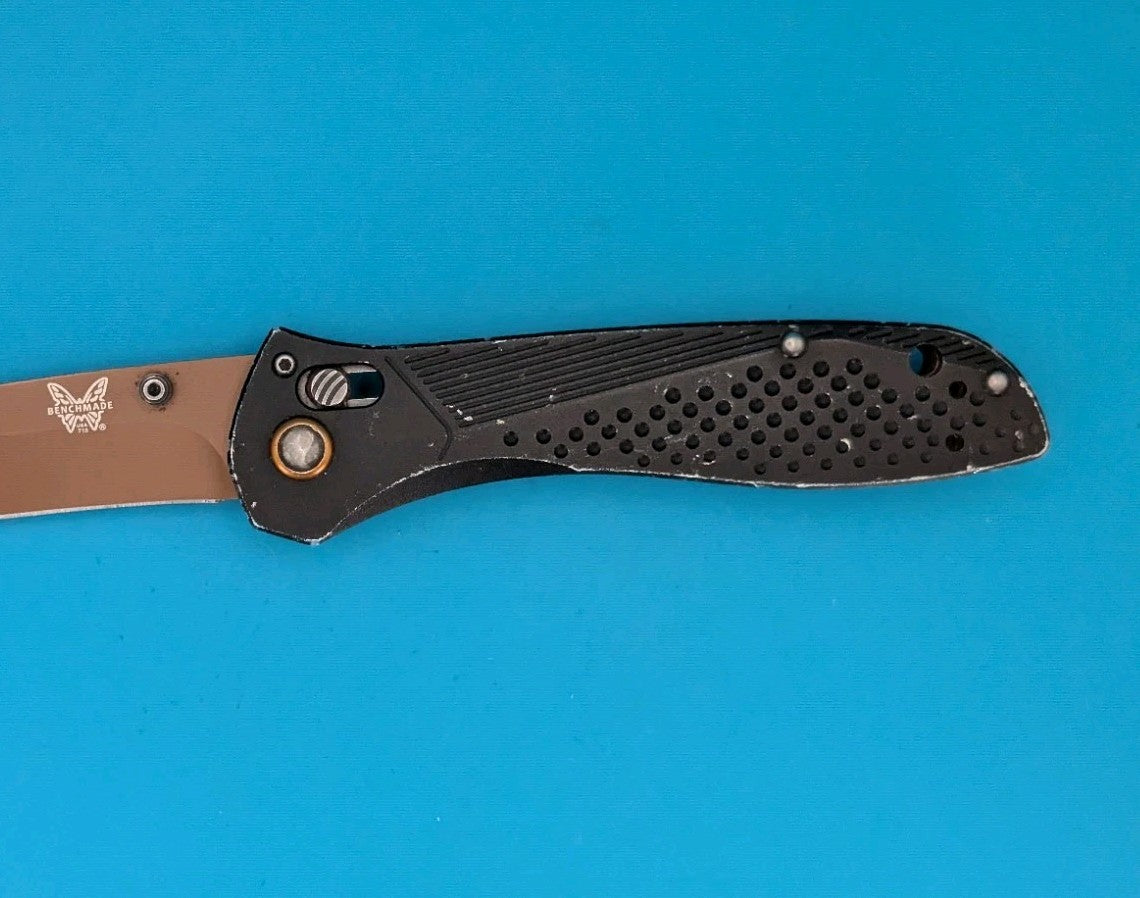 Benchmade 710FE-2401 Seven Ten LE Flat Earth PVD MagnaCut Black Alum Bronze AXIS
