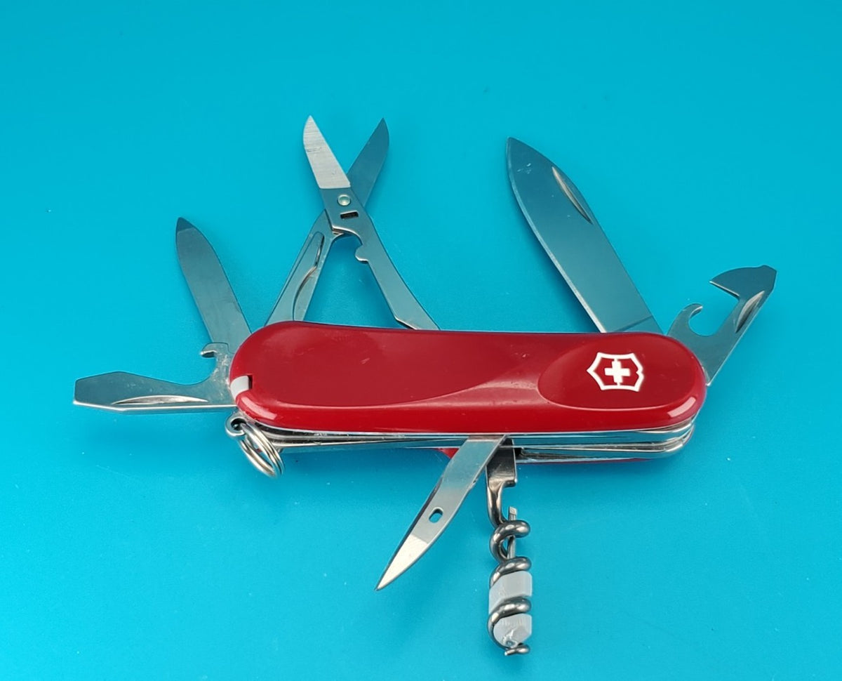 Victorinox Delemont Evo S14 Swiss Army Knife Multi Tool! 85mm Red