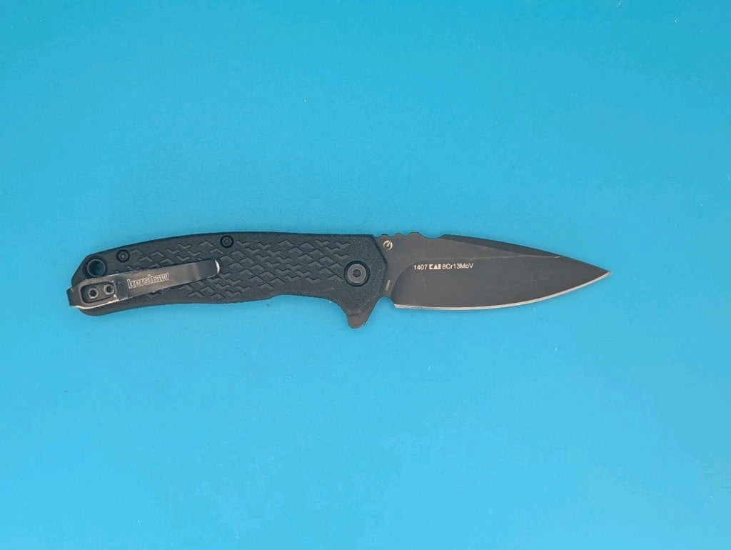 Kershaw Knives Conduit Liner Lock 1407 Black GFN Stainless Pocket Knife!