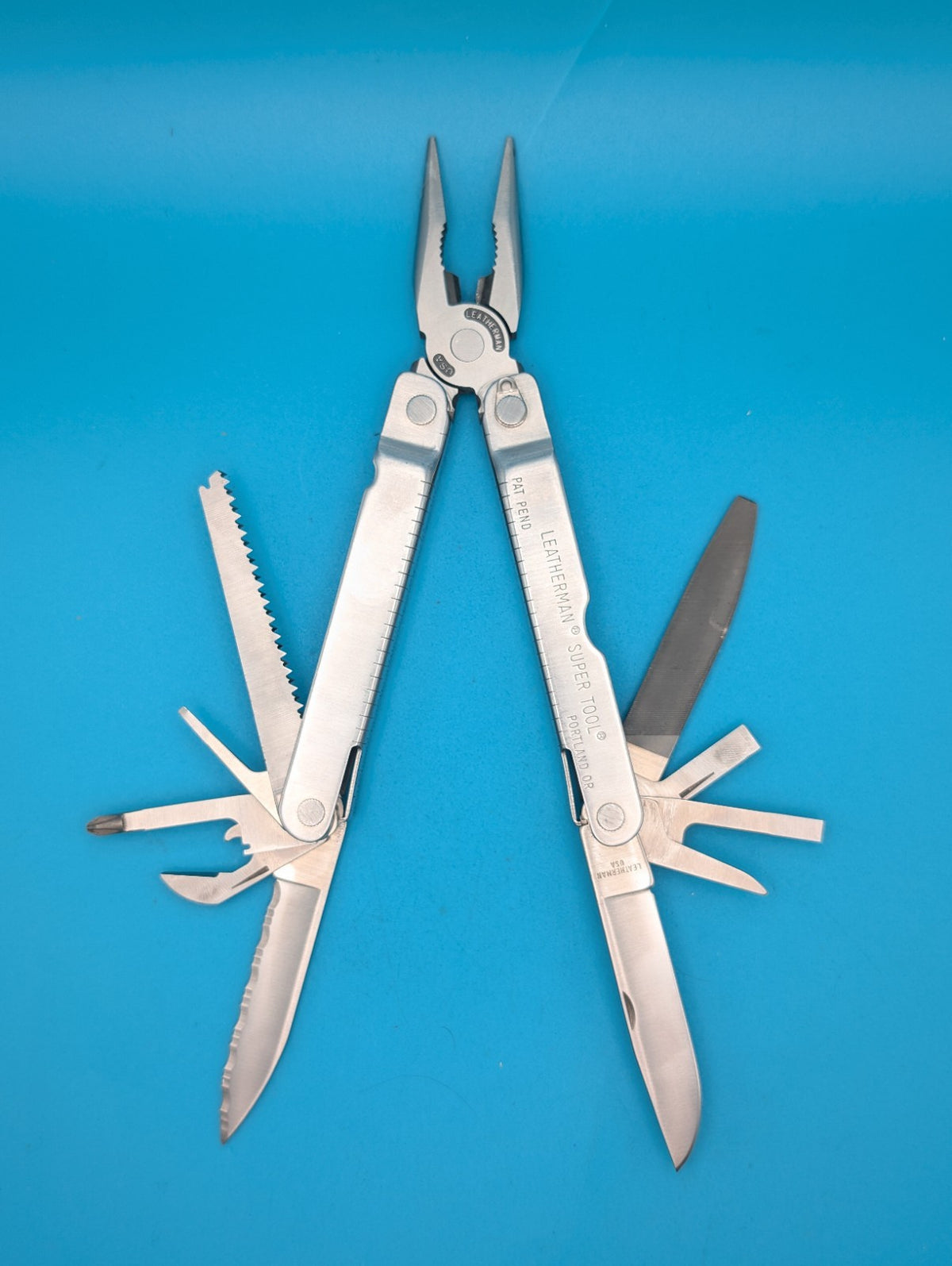 LEATHERMAN Super TOOL Multi Function Tool PLIERS, Stainless! 04/97 DATE