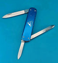 Vintage Victorinox Alox Prince Swiss Army Knife Multi Tool! RARE! BLUE!
