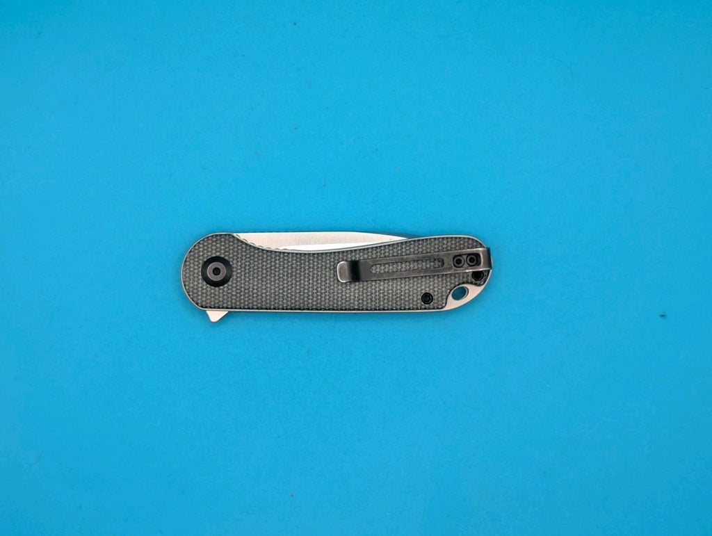 Civivi ELEMENTUM Liner Lock Folding Knife 3" D2 Steel Blade Micarta Handle! USED
