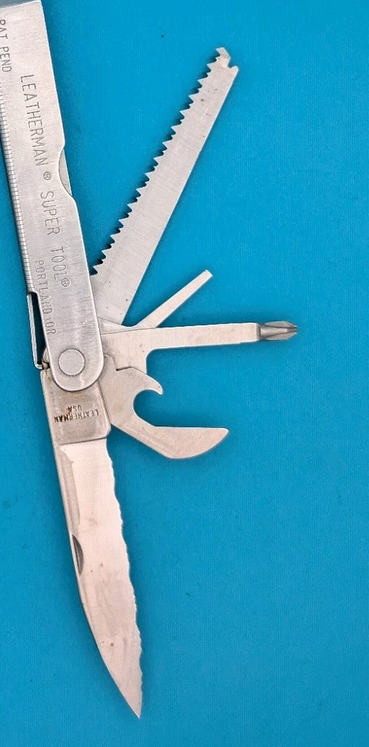 Leatherman Super Tool Multi Function Tool Pliers, Stainless, 05/98 Date