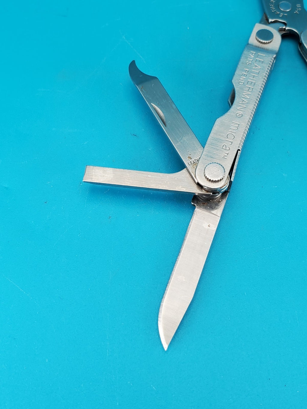 Leatherman Micra Multi-Tool, Knife, Scissors, Key Ring, Stainless!