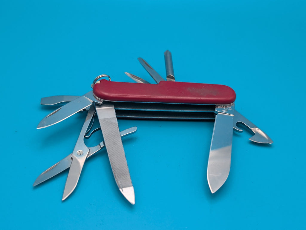 Victorinox Vintage Grand Prix Red Swiss Army Knife Multi Tool!