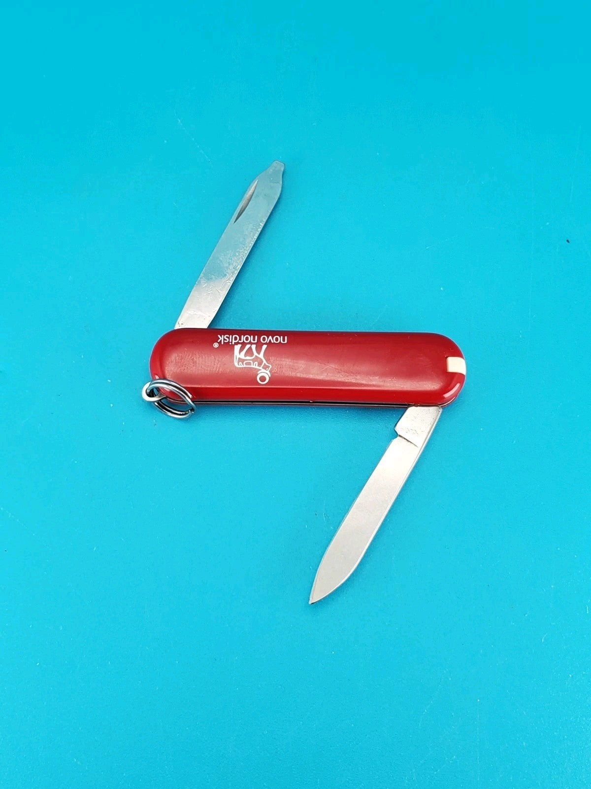 Victorinox Escort 2 Red Swiss Army Knife Multi Tool! *NOVA NORDISK*
