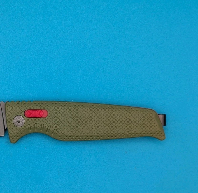 SOG Altair XR Field Green Stone Blue CRYO 154CM Folding Knife NEW