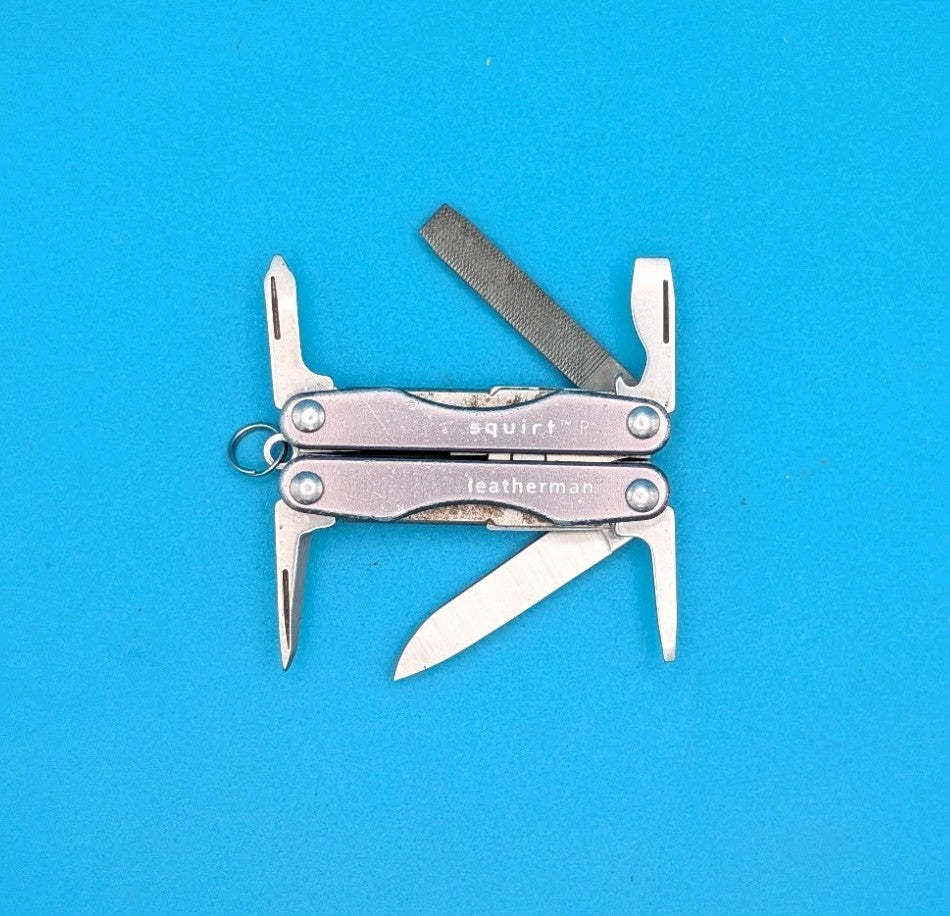 Leatherman Squirt P4 Multi-Tool, Key Ring, Retired, GRAY!