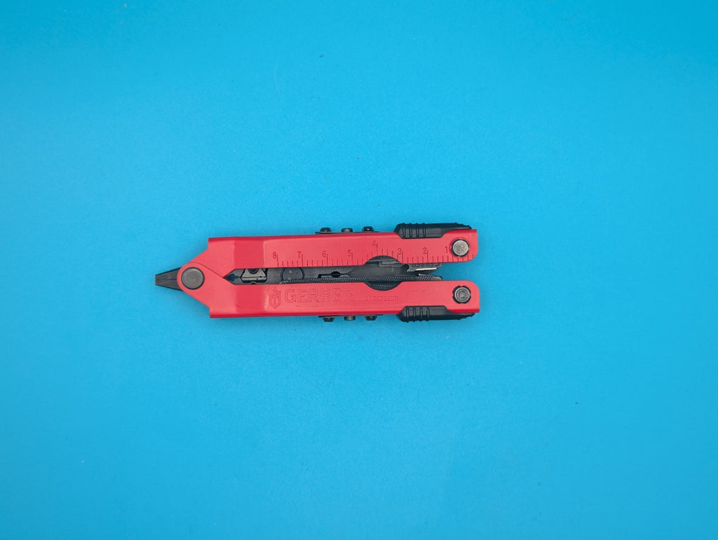 Gerber MP600 Black Oxide Multi-Tool Needle Nose Pliers! RED & BLACK! SNAP ON!