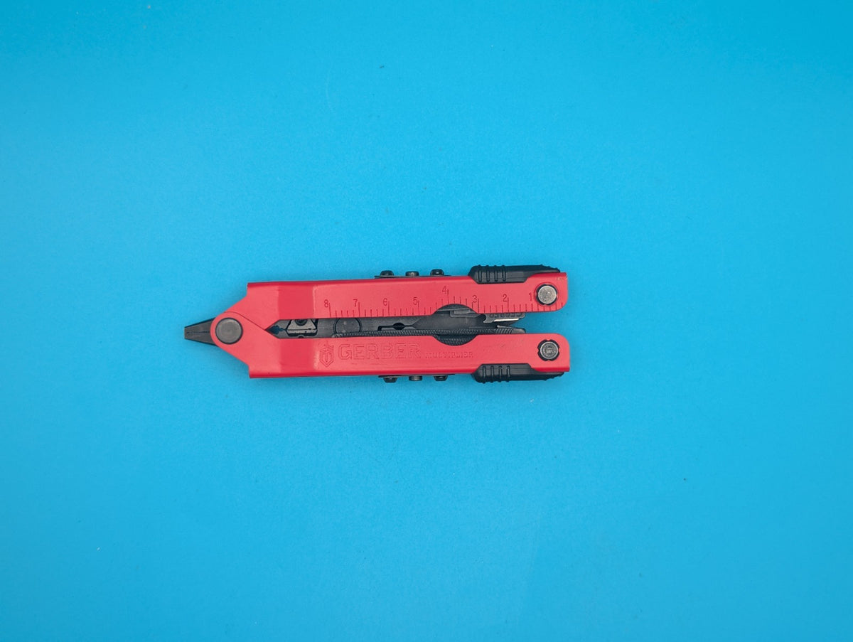 Gerber MP600 Black Oxide Multi-Tool Needle Nose Pliers! RED & BLACK! SNAP ON!