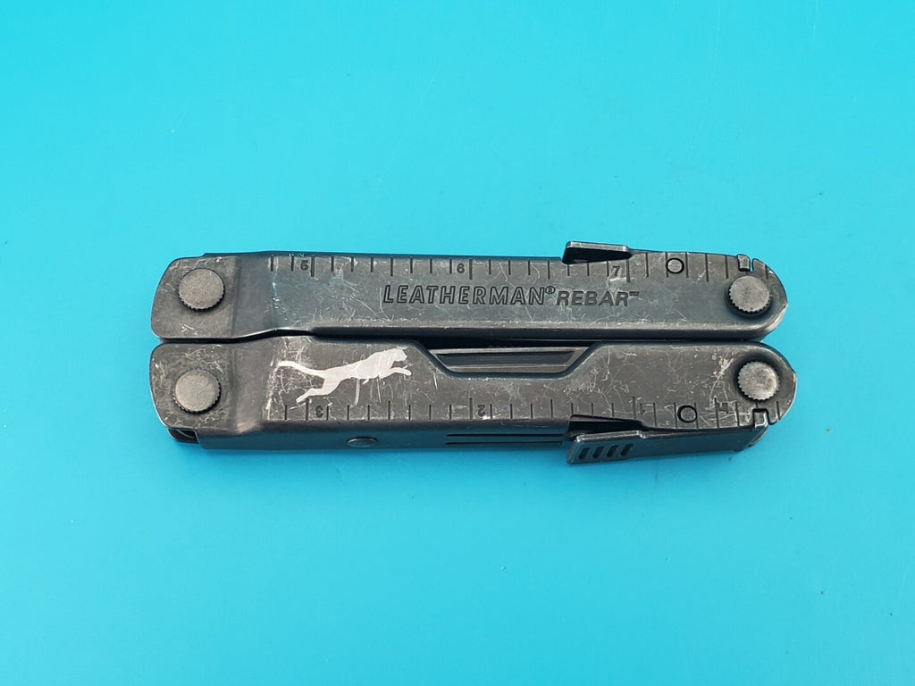 Leatherman Rebar Multi-Tool, Black Oxide, Puma on Handle