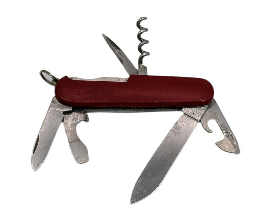 Victorinox Tourist Clip Point Blade Swiss Army Knife Vintage Rare!