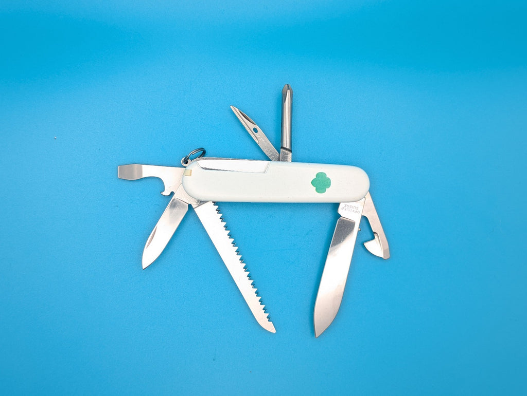 Victorinox Hiker White Swiss Army Knife Multi Tool!
