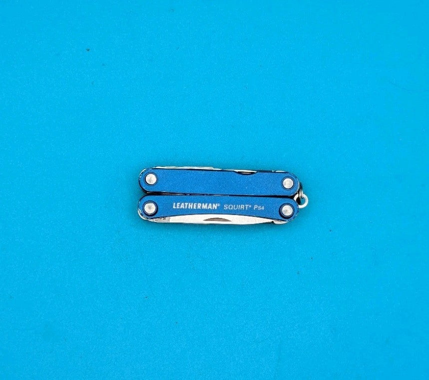 Leatherman SQUIRT PS4 Multi-Tool With Pliers Scissors Knife BLUE!